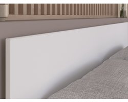 Vente-unique Bedframe hout natuurlijk licht 140 x 200 cm,