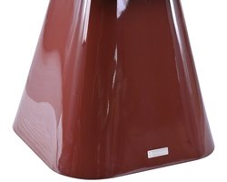 Vente-unique Bijzettafel van MDF - Bordeaux gelakt - NATAZA