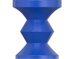 Vente-unique Bijzettafeltje van metaal - Blauw - ZOLIMI L 35.5 cm x H 46 cm x D 35.5 cm