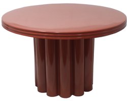 Vente-unique Bijzettafeltje van metaal - Terracotta - SEMALIA