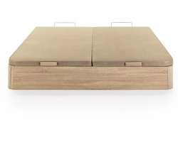 Vente-unique Boxspring 180 x 200 cm - Licht naturel - HESTIA van YSMÉE