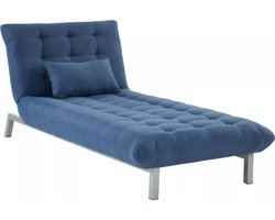 Vente-unique Chaise longue HORNET - Blauw