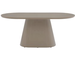 Vente-unique Eettafel voor 6 personen in MDF - Taupe - VALIANA van Pascal Morabito