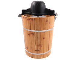 Vente-unique Elektrische sorbetmaker GIVRETO van hout 5.5L