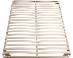 Vente-unique Lattenbodem - Zelf te monteren 160 x 200 cm - 2 x 19 latten - Zonder poten - Beige - KALISTA van YSMÉE