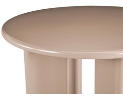 Vente-unique Ronde eettafel voor 4 personen van MDF - Bruin - LUKAVO