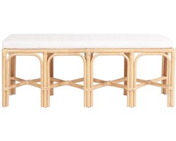 Vente-unique Rotan bank - Kleur: Naturel - LUMANIO