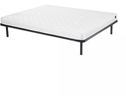 Vente-unique Set 120 x 200 cm lattenbodem + matras van schuim van 15 cm dik - DANAE II van YSMÉE