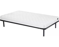 Vente-unique Set 90 x 190 cm lattenbodem + matras van schuim van 15 cm dik - DANAE II van YSMÉE