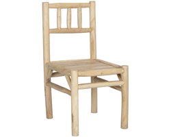 Vente-unique Set van 2 tuinstoelen van teakhout - Licht naturel - TULUM van MYLIA