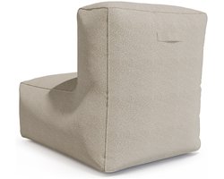 Vente-unique Tuinfauteuil in bouclé stof - Beige - NOUMARA van MYLIA