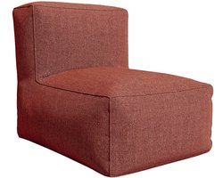 Vente-unique Tuinfauteuil van stof - Terracotta - NOUMARA van MYLIA