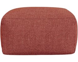 Vente-unique Tuinpoef van stof - Terracotta - NOUMARA van MYLIA L 70 cm x H 35 cm x D 70 cm