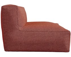 Vente-unique Tweezitstuinbank van stof - Terracotta - NOUMARA van MYLIA