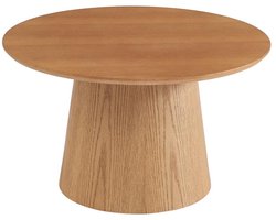 Vente-unique Uitschuifbare salontafeltjes met eikenfineer - Licht naturel - PIARI