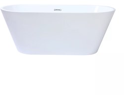 Vente-unique Vrijstaande design badkuip - 150 x 70 x 58 cm - Wit - TWIGGY
