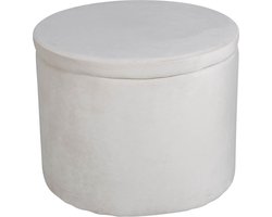 Venture-Home-Poef-Dunken-51x51x43-cm-fluweel-beige