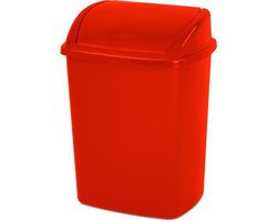 Vepa Bins Afvalbak Swing Rood 50 ltr, (VB009349)