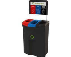 Vepa Bins Meridian 110 ltr, Triple hole/open/open (VB719693)