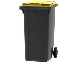 Vepa Bins Mini-container grijs geel 240 liter (VB240000GG)