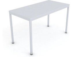 Vera Kantinetafel 120 x 60 x 75 Computertafel Bureau Tafel Metaal Grijs kantine