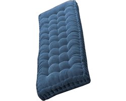 Veranda Kussen - Bankkussen Tuinmeubel - Buiten Zitten - Verdikt Comfort - 55x55cm - Donkerblauw