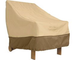 Veranda Patio Lounge/Club Chair Cover - Duurzaam en waterbestendig - 1 stuk - Beige - Medium