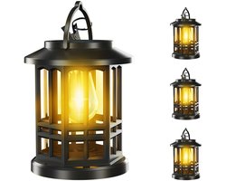 Verbeterde waterdichte buitenhanglampen op zonne-energie - 2-pack (flikkerende vlam) - met flikkerend vlameffect - ideaal voor tuin- en erfdecoratie