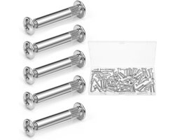 Verbindingsschroeven met huls - Meubelverbinders - 50 sets