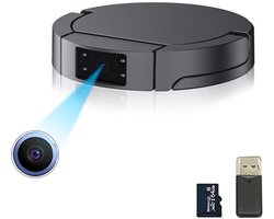 Verborgen Camera - Mini Camera - Beveiliging Thuis - 64GB Geheugen - Full HD 1080p - Zwart