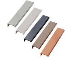 Verborgen Meubelgrepen - Ladegrepen Kastgrepen - Meubels Vernieuwen - Aluminium Constructie - 60 cm - Groen
