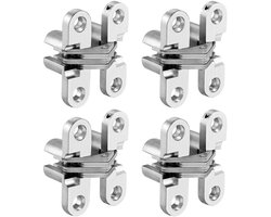 Verborgen scharnieren - Kruisscharnieren - Onzichtbare scharnieren - Onzichtbare scharnieren - Voor 180 graden vouwdeuren - Voor meubels - Hardware - Houten deuren - Kasten, garderobekasten - Houten kasten - Binnendeurscharnieren - Meubelscharnieren