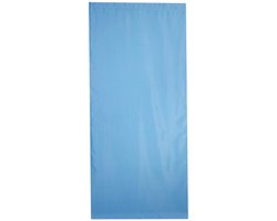 Verduisterend Gordijn - Blauw - Polyester - Zwart Lijn - 1 Stuk - Voor Slaapkamer En Woonkamer