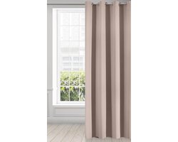Verduisterend Gordijn - Ondoorzichtig Satijn - Slaapkamer Verduisteren - 90% Lichtblokkade - 135 x 250 cm - Poederroze