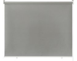Verduisterend Rolgordijn 100x240cm Buiten Zonder Boren Met Reflecterende Thermofunctie UV-Beschermend Springrolluik Voor Raam Deur Tuin Grijs NAIZY