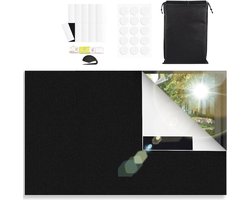 Verduisterend rolgordijn zonder boren - 250 x 150 cm - Extra breed model