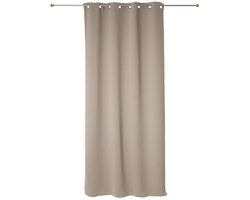 Verduisterende gordijnen - 135 x 240 cm - 2 stuks - beige