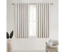 Verduisterende Gordijnen Set van 2 - 127 x 244 cm - Thermisch Geïsoleerd en Geschikt voor Railsysteem