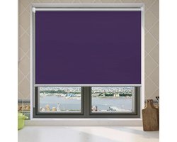 Verduisterende Rolgordijnen - Verduisterende Gordijnen Raam - Privacy Creëren - 100% Lichtblokkerend - 120 x 160 cm - Paars