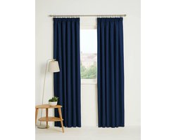 Verduisterende Thermische Gordijnen met Potloodplooi - Set van 2 Inclusief Gordijnroedes