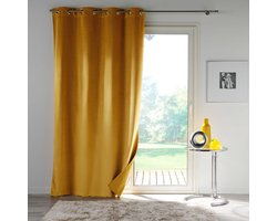 Verduisteringsgordijn voor woonkamer met oogjes, velours, 135 x 260 cm