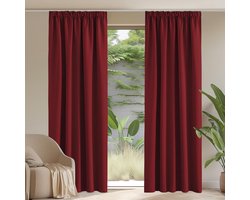 Verduisteringsgordijnen - Elegant design - set van 2 - 100% polyester - 228cm x 228cm