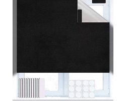 Verduisteringsgordijnen Voor De Slaapkamer, Draagbare 100% Verduisterende Raamfolie, Snijdbare Verduisteringsgordijnen(150*200cm), Jaloezieën Zonder Boren, Warmtewerende En Lichtwerende Beschermer Voor Reismedia in Slaapzalen