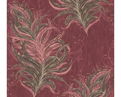 VEREN BEHANG | Met Glitters - rood bruin goud roze - Livingwalls Mata Hari