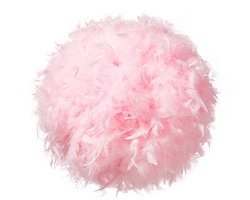 Veren plafondlampenkap voor vloerlamp en tafellamp, 40 cm, roze