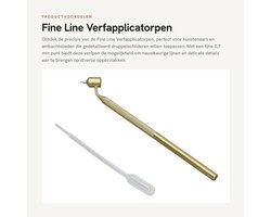 Verfapplicatorpen 0,7 mm - Aluminium Ontwerp - Fijne Lijnverfpen - Verfbenodigdheden - Druppelschilderen - Voor Kunstenaars/Ambachtslieden - Verfpen