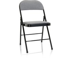 Vergaderstoel / opklapbaar TUDELA II Stof lichtgrijs hjh OFFICE