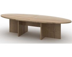 Vergadertafel Chief ovaal 320x120cm in Halifax Eiken