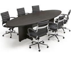 Vergadertafel Chief ovaal 320x120cm in Robson