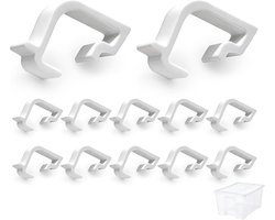 Vergrendelingsklemmen voor Ikea dozen met deksel – vergrendelingsklemmen voor Ikea Samla opbergdoos met deksel, klemmen voor kunststof kist 45 l, 65 l, accessoire voor opbergdozen, opbergdoos, 12